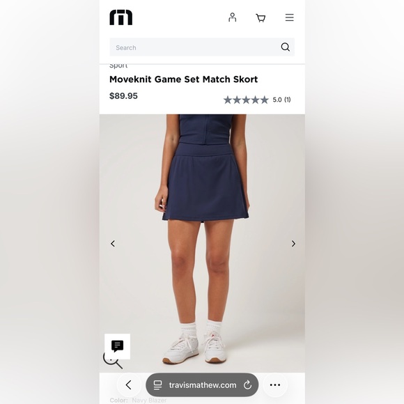 Travis Mathew Game match skorts set of 2 - Picture 5 of 5